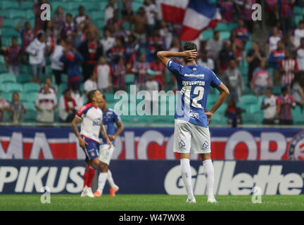 Salvador, Brasile. Il 20 luglio, 2019. Weverton, durante una partita tra Bahia vs Cruzeiro, convalidato per l'undicesimo round del 2019 Campionato brasiliano, questo Sabato (20), di Fonte Nova Arena, in Salvador, Bahia, Brasile. Credito: Tiago Caldas/FotoArena/Alamy Live News Foto Stock