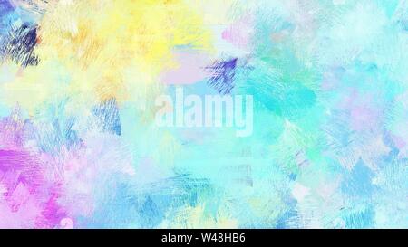 Bella spazzolata grigio chiaro, turchese pallido e medie colore turchese sfondo. Foto Stock