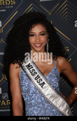 2019 NHL Awards Mandalay Bay Events Centre Mandalay Bay Hotel & Casino Las Vegas NV, Giugno 19, 2019 dotate di: Cheslie Kryst dove: Las Vegas, Nevada, Stati Uniti quando: 20 giu 2019 Credit: DJDM/WENN.com Foto Stock