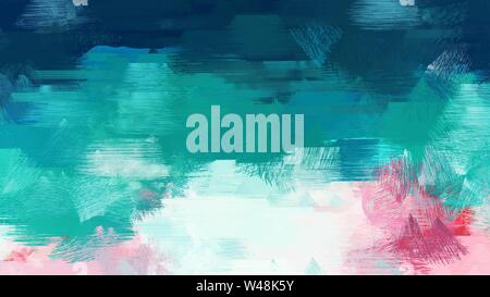 Bella spazzolata grigio chiaro, ciano scuro e molto colore blu scuro dello sfondo. Foto Stock