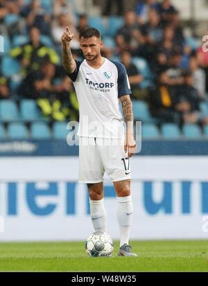 Bochum, Deutschland. Il 20 luglio, 2019. firo: 20.07.2019, calcio, 2.Bundesliga, stagione 2019/2020, Test match, VfL Bochum - Hertha BSC Berlin 1: 1 Danny BLUM, Bochum, gesto | Credit: dpa/Alamy Live News Foto Stock