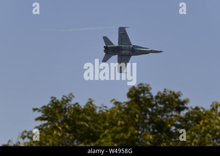 McDonnell Douglas F/A-18 Hornet Fighter Jet - RAAF Royal Australian Air-force Foto Stock