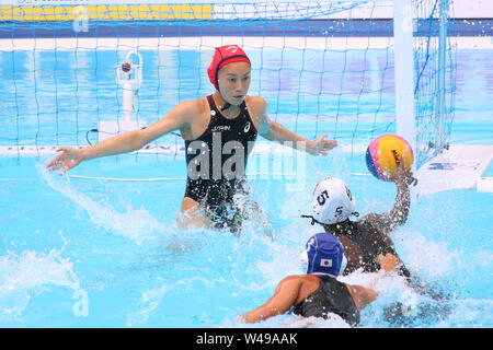 Gwangju, Corea del Sud. Il 20 luglio, 2019. Rikako Miura (JPN) Pallanuoto : XVIII Campionati del Mondo di nuoto FINA Gwangju 2019 Pallanuoto femminile 13-16 di classificazione tra Cuba 9-21 Giappone a Nambu Università motivi a Gwangju, Corea del Sud . Credito: YUTAKA AFLO/sport/Alamy Live News Foto Stock