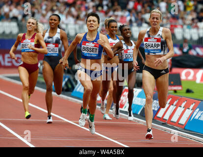 Londra, Regno Unito. 21 Luglio, 2019. Londra, Inghilterra. 21 LUGLIO: Lynsey Sharp (GBR) concorrenti in 800M donne durante il giorno due di IAAF Diamond League il Muller anniversario giochi a Londra Stadium il 20 luglio 2019 a Londra, Inghilterra. Credit: Azione Foto Sport/Alamy Live News Foto Stock