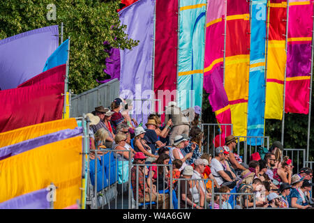 Henham Park, Suffolk, Regno Unito. Il 21 luglio 2019. L'obelisco arena. Il 2019 Latitude Festival. Credito: Guy Bell/Alamy Live News Foto Stock