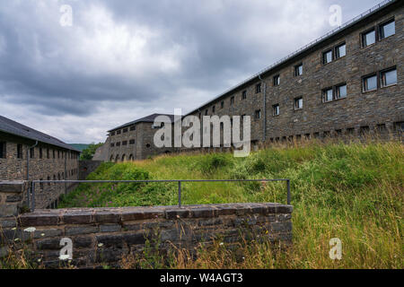 Vista delle case Hundertschaft Ordensburg Vogelsang Foto Stock