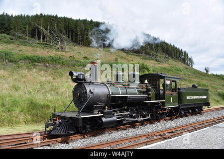 Brecon ferrovia di montagna Foto Stock