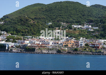 Porto di Casamicciola, isola di Ischia, Napoli, Italia Foto Stock