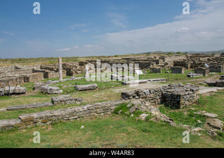 Macedonia, Stobi un antica città di Paeonia - Sito Archeologico Foto Stock