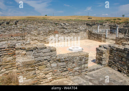 Macedonia, Stobi sito archeologico vicino Gradsko Foto Stock