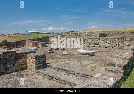 Stobi - sito archeologico in Macedonia Foto Stock