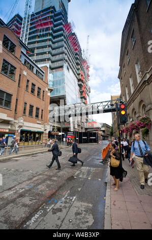 Shard in costruzione Foto Stock