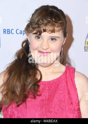 Luglio 21, 2019 - Beverly Hills, in California, Stati Uniti d'America - 21 Luglio 2019 - Beverly Hills, la California - Jamie Brewer. 2019 sfoggia esso Awards tenutosi presso il Beverly Wilshire Hotel. Photo credit: Birdie Thompson/AdMedia (credito Immagine: © Birdie Thompson/AdMedia via ZUMA filo) Foto Stock