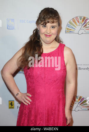 Beverly Hills, Stati Uniti d'America. 21 Luglio, 2019. Jamie Brewer, presso il il 2019 sfoggia esso premi al Beverly Wilshire Four Seasons Hotel di Beverly Hills, USAlifornia sulla luglio 21, 2019. Credito: Faye Sadou/media/punzone Alamy Live News Foto Stock