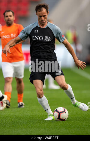 Leverkusen, Germania. 21 Luglio, 2019. Calcio: beneficio soccer game 'Champions per carità' nella BayArena. Credito: Marius Becker/dpa/Alamy Live News Foto Stock