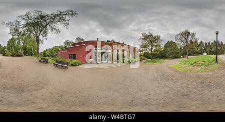 Visualizzazione panoramica a 360 gradi di Frederic Back Tree Pavilion - Montreal Giardino Botanico