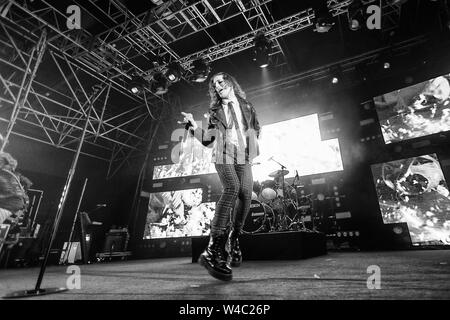 © Stefano D'Offizi - Måneskin #live @ Atlantico - Roma - 2019 - www.relics-controsuoni.com Foto Stock