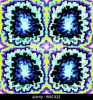 Bella piccola colorata poligoni geometrici pattern senza giunture Illustrazione Vettoriale