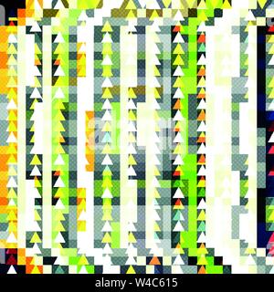 Pixel astratto modello geometrico Illustrazione Vettoriale
