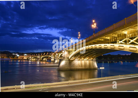 Ponte Margherita, Budapest Foto Stock