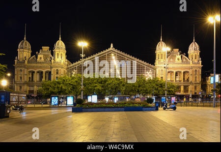 Stazione ferroviaria ovest, Budapest Foto Stock