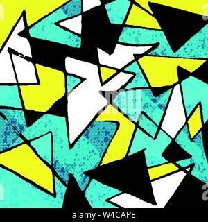 Le linee colorate Graffiti pattern su uno sfondo colorato Illustrazione Vettoriale