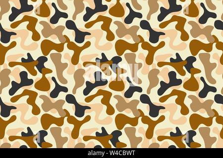 Militari pattern camouflage, per tessile abbigliamento, T-shirt, stampa, sfondo, carta da parati decorazione. Illustrazione Vettoriale Illustrazione Vettoriale