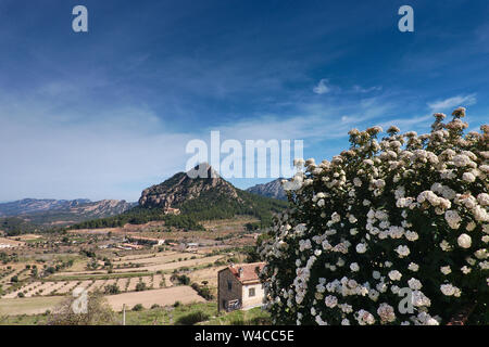 Viste dal villaggio di Horta De Sant Joan Foto Stock