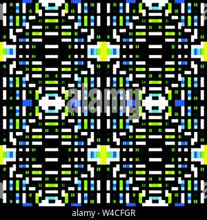 Piccoli poligoni colorati seamless sfondo geometrica Illustrazione Vettoriale