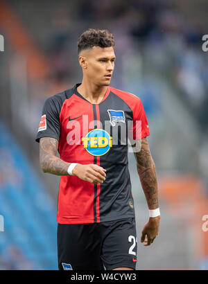 Davie SELKE (B) calcio prova gratuita, VfL Bochum (BO) - Hertha BSC Berlino (B) 1: 1, 20/07/2019 a Bochum / Germania. € | Utilizzo di tutto il mondo Foto Stock