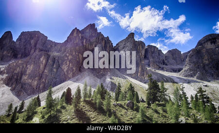 Parco nazionale di Puez Odles, Alpi Italia Foto Stock