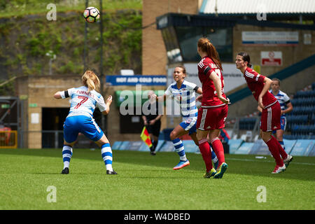 Reading FC Donne vs Birmingham Ladies FC presso Adams Park, 28.05.2017 Foto Stock