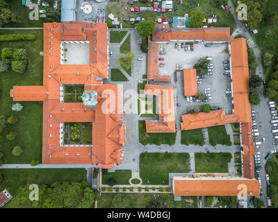 Brevnov Monastero benedettino arciabbazia nel distretto di Praga, Repubblica Ceca. Essa è stata fondata da Sant Adalberto, secondo Vescovo di Praga Foto Stock