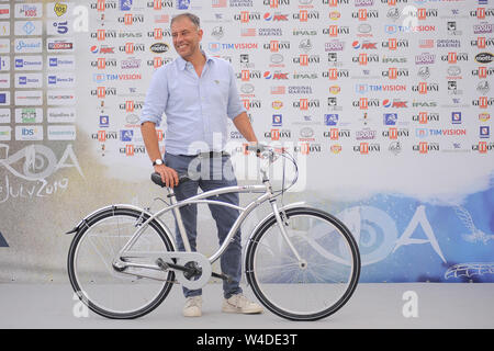 Giffoni Valle Piana, Italia. 22 Luglio, 2019. Foto Cafaro/LaPresse22 luglio 2019 Giffoni Valle Piana, Italia Spettacolo Giffoni Film Festival 2019 Nella foto: Ivan Cotroneo. Foto Cafaro/LaPresse Luglio 22, 2019 Giffoni Valle Piana, Italia Entertainment esperienza Giffoni 2019 nel pic: Ivan Cotroneo. Credito: LaPresse/Alamy Live News Foto Stock