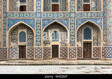 Kosh Madrasah (Abdulla Khan Medressa), Bukhara, Uzbekistan Foto Stock