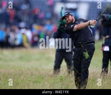 Xxi Luglio, Portrush, paese di Antrim, Irlanda del Nord; il 148th Open Golf Championship, Royal Portrush, round finale; Foto Stock