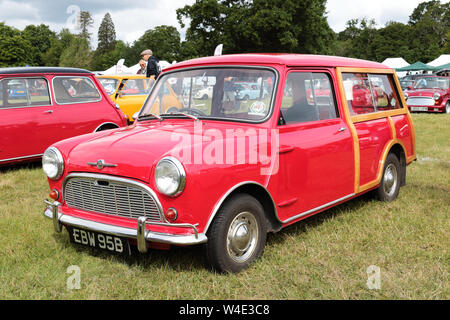 1964 Morris Mini Countryman EBW95B MCR Nazionale Mini Cooper giorno Beaulieu 2019 Foto Stock