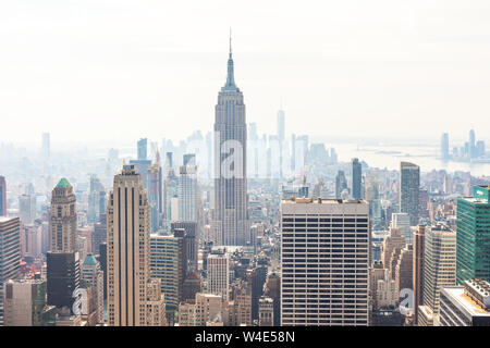 Gli edifici e i siti della città di New York in America, STATI UNITI D'AMERICA Foto Stock