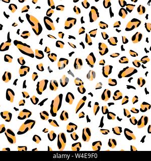 Seamless pattern di leopard. Illustrazione Vettoriale Illustrazione Vettoriale