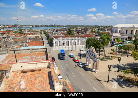 Cienfuegos, Cuba - Plaza José Marti Foto Stock