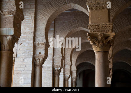 La Gran Mezquita, Kairouan, Tunez, Africa Foto Stock