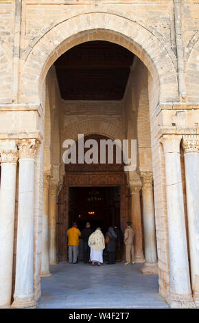 La Gran Mezquita, Kairouan, Tunez, Africa Foto Stock