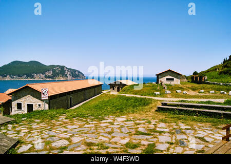 Passeggiate nella città di Laredo atalaya Foto Stock