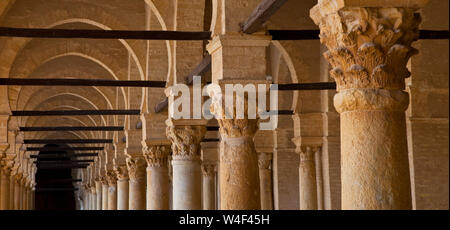 La Gran Mezquita, Kairouan, Tunez, Africa Foto Stock