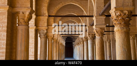 La Gran Mezquita, Kairouan, Tunez, Africa Foto Stock
