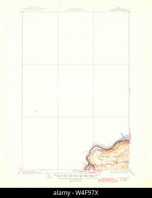 Maine USGS Mappa storico Fort Kent 460408 1935 62500 Restauro Foto Stock