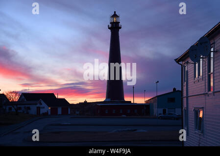 Norvegia, tramonto a Andenes Foto Stock