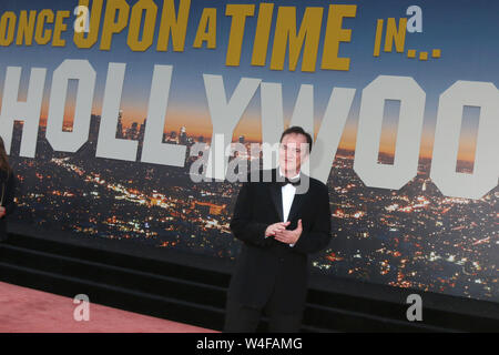 Luglio 22, 2019 - Los Angeles, CA, Stati Uniti d'America - LOS ANGELES - Lug 22: Quentin Tarantino al ''una volta in Hollywood'' Premiere al cinese TCL teatro IMAX sulla luglio 22, 2019 a Los Angeles, CA (credito Immagine: © Kay Blake/ZUMA filo) Foto Stock
