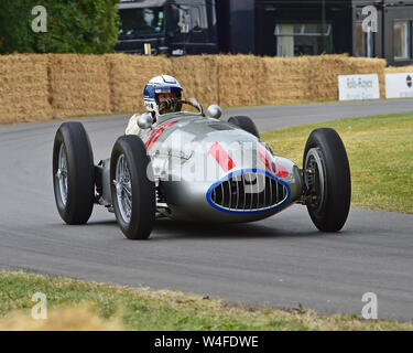 Jochen Mass, Mercedes-Benz W165, Goodwood Festival della velocità, velocità re, Motorsport di registrare gli interruttori automatici, Festival della velocità, 2019, Motorsports, automob Foto Stock