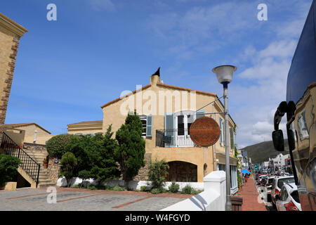 Auberge Burgundy Guesthouse nella città costiera di Hermanus nella regione di Overberg ,Sud Africa. Foto Stock